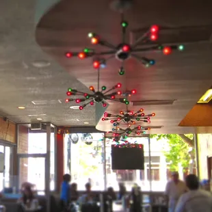 Sputnik chandeliers in C &amp; W