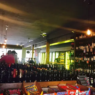 A wide selection. And they have candy.