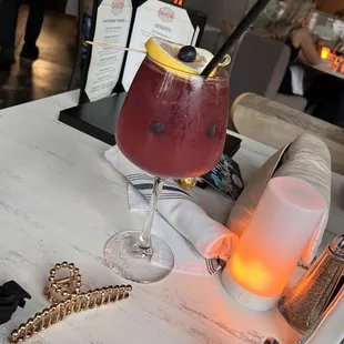 Wild berry spritzer