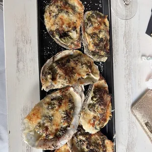 Charbroiled oysters
