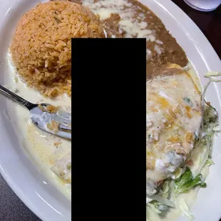 The chicken Quesadilla Rellena