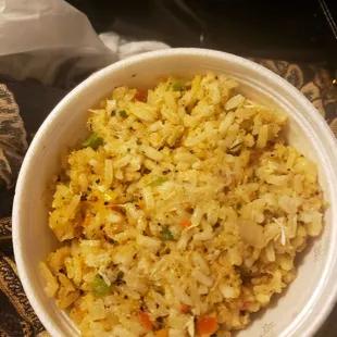 Crab rice