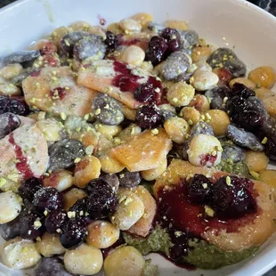 Beans &amp; fruit salad