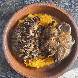 Kaboche puree oyster steak