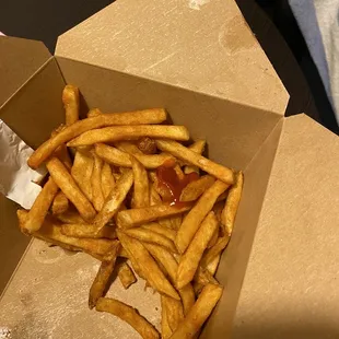 Fries with the burger