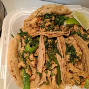 Chicken tacos
