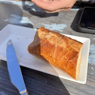 baguette with butter