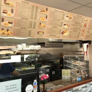 sushi and sashimi, interior