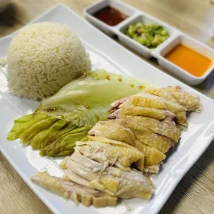 Hainan Chicken Rice (Dark Meat)