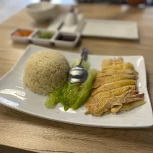 a plate of food on a table