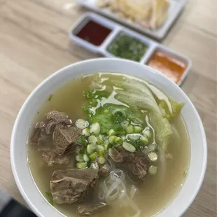Beef Brisket Noodle Soup in Homemade Soup/Broth