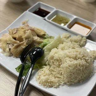 Hainanese Chicken Rice (dark meat)
