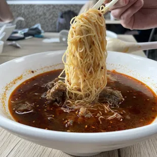 Brisket Egg Noodle Soup