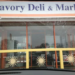 the front of a restaurant