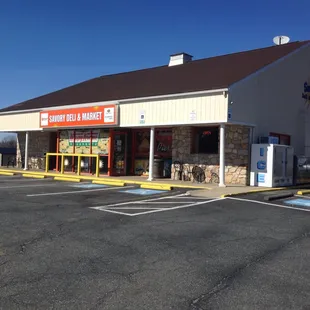 the outside of the store