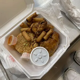 food, fish and chips