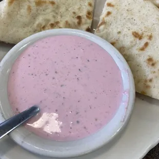 Pink Greek dressing ... So good!
