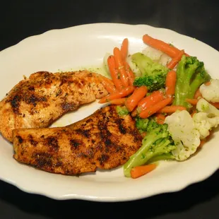 grilled fish, food