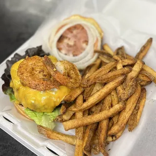 Handmade Turkey Spinach Burger