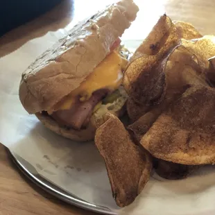 Ham Poboy with House Chips-simple yet brilliant.