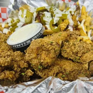 Fried Cajun Wings