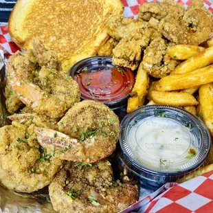 Savory Shrimp and Catfish Combo