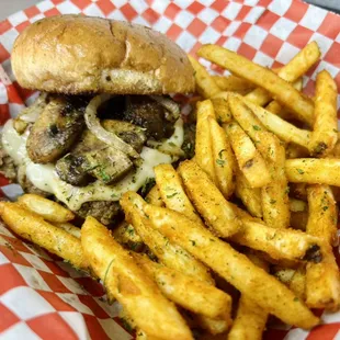 Mushroom Madness Burger