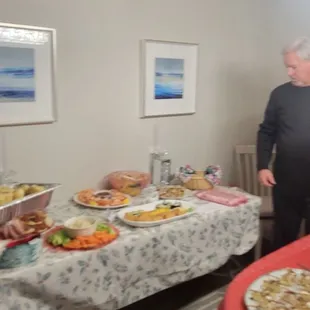 Great food by savory soiree. Definitely would recommend for ant get-together big or small