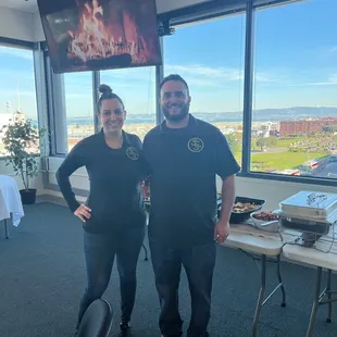 The A team! Set up was seamless