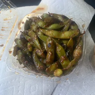 Spicy Basil Edamame
