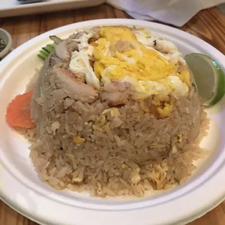 Crab meat fried rice