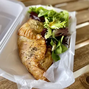 I always come for the Chicken Pot Pie