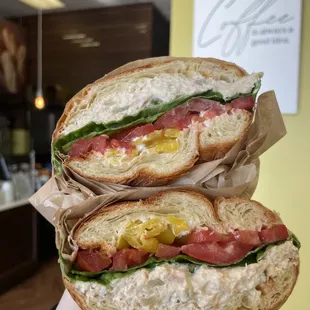 Dill Pickle Tuna Sandwich
