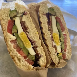 Egg Bacon Avocado Panini