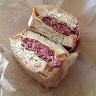 Hot Pastrami Sandwich
