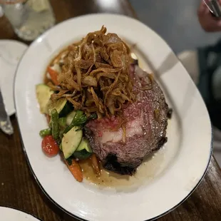 &apos;USDA PRIME &apos; WOOD FIRE ROASTED PRIME RIB