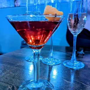 a close up of a glass of wine
