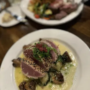 WASABI SESAME SEARED AHI TUNA