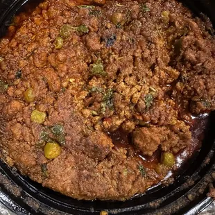 Goat Kheema in Red Masala