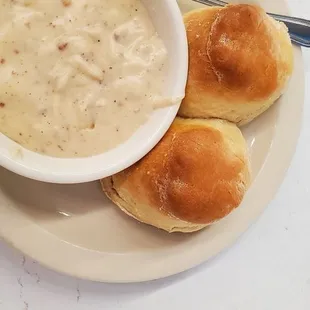 Biscuits and gravy
