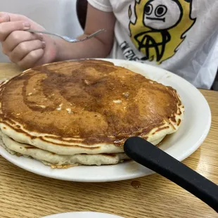 Chocolate Chip hot cakes - enormous!