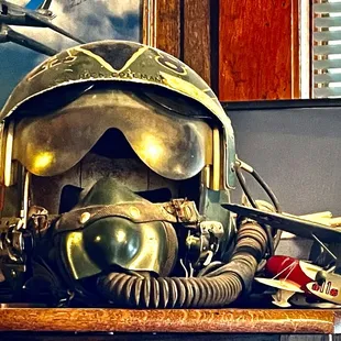 Flight helmets and other items