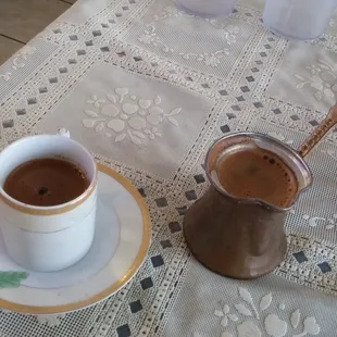 Greek coffee.