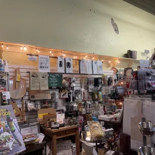 the inside of a store