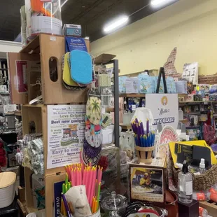 a woman shopping in a store