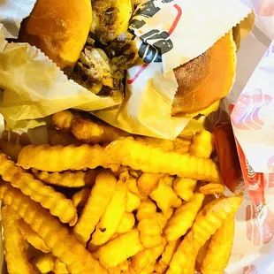 Sliders and fries!!!