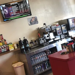 Showing how the wall is dirty and old ...