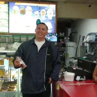 Cold refreshments here too