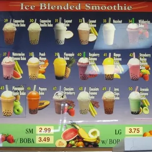 Smoothie menu #2