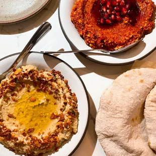Baba ghannouj, muhammara